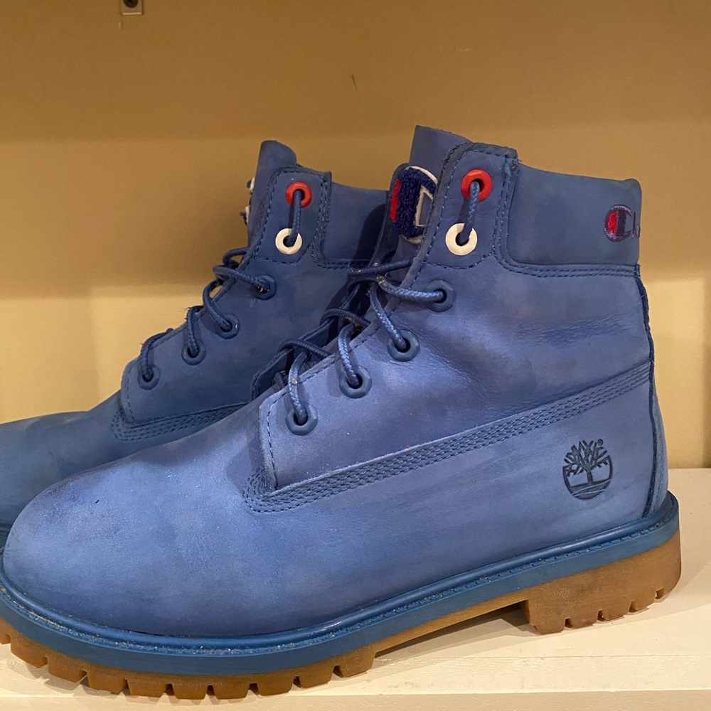 Blue Champion Timberland Boots